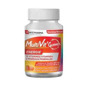 Forte Pharma Multivit' Gummies Energie 60gommes
