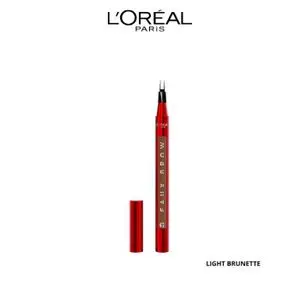 L'Oréal Paris Feutre a Sourcils - Tenue Jusqu’a 2 Jours - Fini Naturel - Waterproof - Infaillible Faux Brow - Teinte : LIGHT BRUNETTE