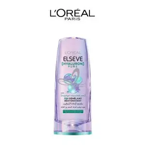 L'Oréal Paris Apres-Shampooing Purifiant 72h pour Cuir Chevelu Gras - Complexe a l'Acide Salicylique et Hyaluronique - Protocole de Soin Capillaire - Elseve Hyaluron Pure - 200 ml