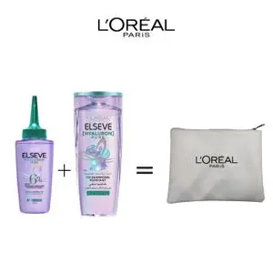 L'Oréal Paris Serum Hyaluron Pure + Shampooing 200 Ml = Trousse Blanche