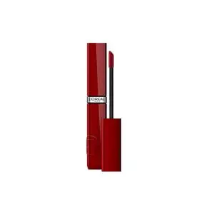 L'Oréal Paris Laque a Levres Liquide Effet Vinyle - Couleur Intense &amp; Fini Brillant - 16h* de Brillance Laquee Inarrêtable - Sans Transfert - Infaillible Laque Resistance - Teinte : 520 BERRY BORDEAU