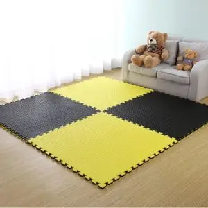 topgym Tapis en Mousse de Caoutchouc Structure Tatami Puzzle 2,5cm (4 PCS)