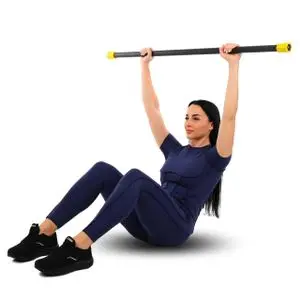 topgym BARRE D'AEROBIC LESTÉE 120CM - MUSCULATION ET FITNESS - POIDS AU CHOIX DE 2KG À 5KG