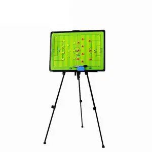 topgym Tableau Tactique Football Magnétique sur Pied -  Panneau D'entraînement Tactique