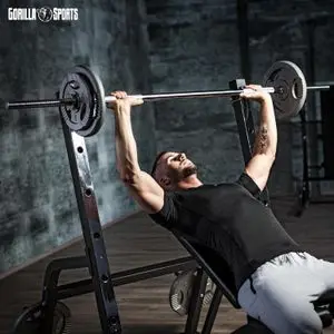 topgym Barre Musculation Longue 1m80 à Filetage de 25 Mm