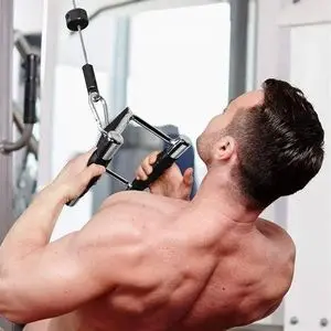 topgym  Barre tirage rameur Pro Close Grip - Accessoire de musculation