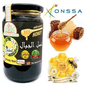 Palmarès des terroirs Marocains Miel de Montagnes 100% Naturel (Antispasmodique, Antiseptique, Tonifiant) 900g