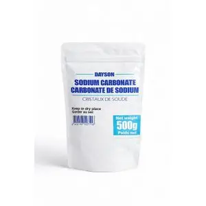 Dayson Cristaux de Soude Purs (Carbonate de Sodium) - Nettoyant Multi-Usages 500G