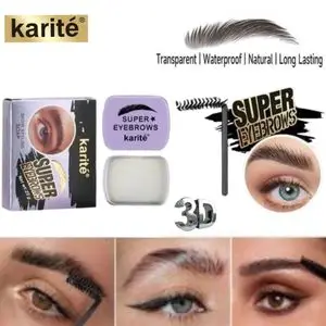 Karite Fixateur sourcils,3D Savon modelage des sourcils.