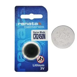 Renata Lithium Batterie Batterie Pile pièce au lithium, CR2450N, 3V 540MAH par Game Points Direct