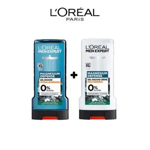 Men Expert Lot De 2 Shower (Magnesium Sensitive + Magnesium)