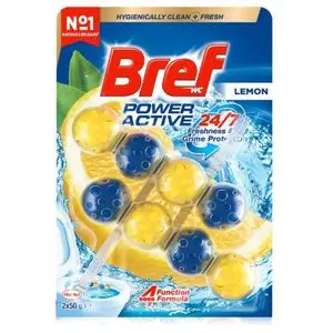 Bref Nettoyant WC Active Citron – Duo Pack 2 × 50 g