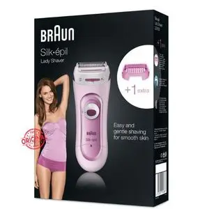 Braun Epilateur électrique Silk-épil LS5100 – Rasoir Électrique Femme Corps, Jambes, Aisselles &amp; Bikini – Sans Fil avec Accessoire Waterproof