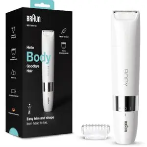 Braun Body Mini BS1000 - Tondeuse Corps Électrique Pour Femme Et Homme