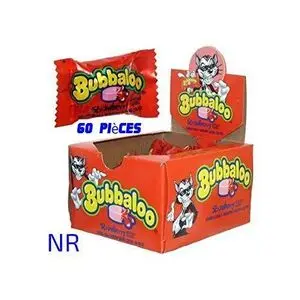 BUBBALOO CHEWING GUM TUTTI FRUTI (60 par paquet)