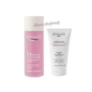 Byphasse Dissolvant Nourrissant Adoucissant (250ml)+Crème Mains Nutritive (150ml)