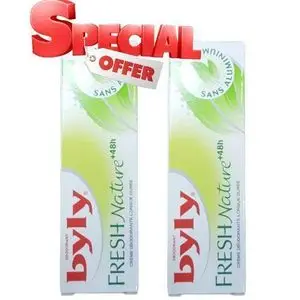 Byly 2 PES/ CRÈME DÉODORANTE FRESH NATURE48h sans aluminum