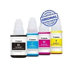 Canon Pack Bouteilles d'encre GI-490 ORIGINAL pour les imprimantes