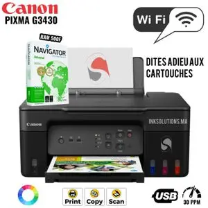 Canon Imprimante MEGATANK PIXMA G3430 multifonction  - 5989C009AA