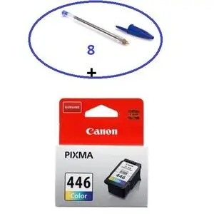 Canon Cartouche d'encre CL-446 Couleur + 8 Stylo Free