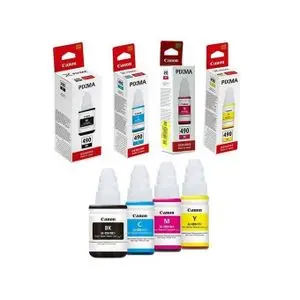 Canon Pack Bouteilles d'encre GI-490 pour les imprimantes ? r?servoires PIXMA G