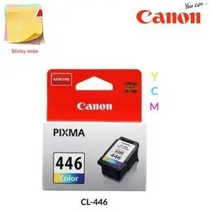 Canon Cartouche d'encre CL-446 Couleur + Sticky note Offert