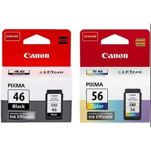 Canon Cartouches dcencre PG-46 Noir + CL-56 Color