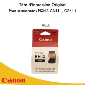 Canon Tète d'impression BH-4 Noir Pour PIXMA G3411, G2411 ...