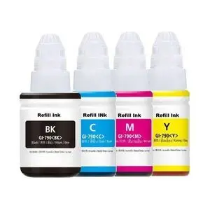 Canon Pack de 4 bouteille d'encre GI-490 d'origine.