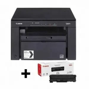 Canon Imprimante Multifonction Laser Monochrome i-SENSYS MF3010 + Toner 725 Originale