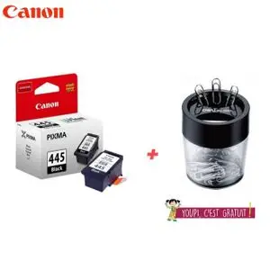 Canon Cartouche d?encre PG-445 Noir - Distributeur de trombonnes Offert