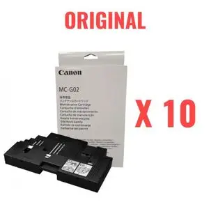 Canon Pack de 10 Cartouches de maintenance Originales MC-G02 (4589C001AA)