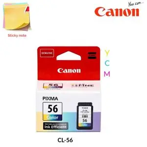 Canon Cartouche d'encre couleur CL-56 + Sticky note Offerte