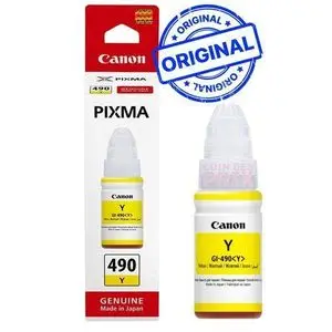 Canon GI-490 Y Jaune - Bouteille d'encre d'origine