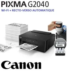 Canon Imprimante Monofoction GM2040 ( Wi-Fi / Ethernet / Recto/Verso ) 18000 pages Noir