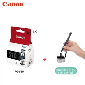 Canon PG-510 Noir - Cartouche d'encre + Stylo fixe Gratuit