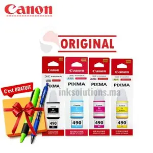 Canon Canon Pack de 4 × bouteilles GI-490 - Originales