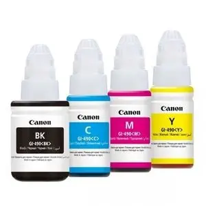 Canon Pack de bouteilles d?encre GI-490 pour imprimantes jet d?encre ?conomiques s?rie G