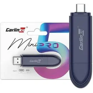 Carlink Adaptateur Carlinkit CarPlay Sans Fil Mini SE Pro 2026 – Plug &amp; Play,Android Auto, CarPlay sans fil