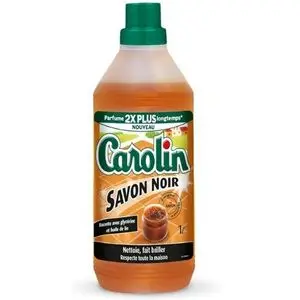 Carolin Nettoyant Sols Perfume Boost Savon noir 1L