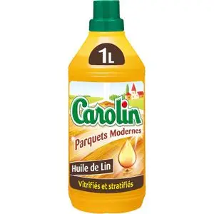 Carolin Nettoyant Sols Parquets Modernes aux Extraits d'Huile de Lin 1 L
