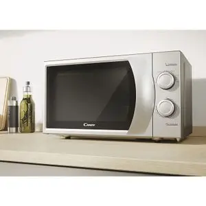 Candy Micro ondes pose libre, 20L Silver, 700W , 6 puissances Easy touch