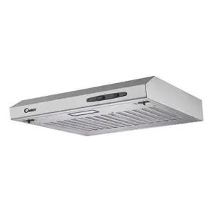 Candy Hotte sous meuble Inox 60cm filtre en papier, 2ans de garantie