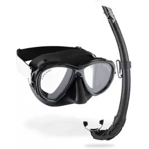 Cressi Ensemble masque de plongée Samoa + aérateur Mexique - noir