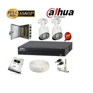 Dahua Pack Camera de Surveillance Complet 2MP 1080P de A à Z