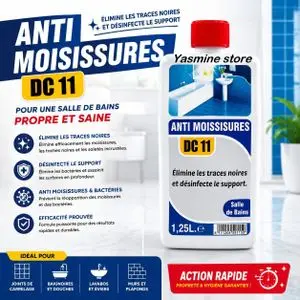 Anti-humidité Élimine les traces visibles et prévient l'humidification