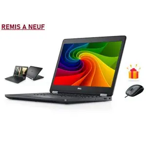 DELL PC Portable Latitude RAM 8GB 128GB SSD 14'' 6ème Génération (E5470 i3-6100u) - Remis à Neuf