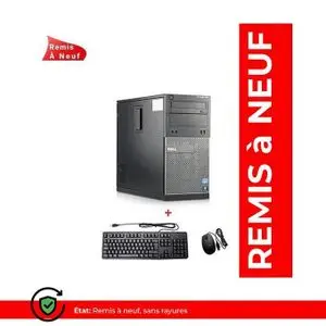 DELL Optiplex 390 MT - Intel® Core™ i3-2120 - RAM 8Go - HDD 500Go - Remis à Neuf