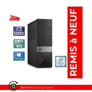 DELL Vostro 3250 SFF - Intel® Core™ i3 (6ème Génération) 4GB , 500GB HDD - Remis à Neuf
