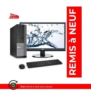 DELL OptiPlex 3020 SFF Core i3-4150 - 8Go , 500Go Avec Écran AOC 22" (Remis a Neuf)